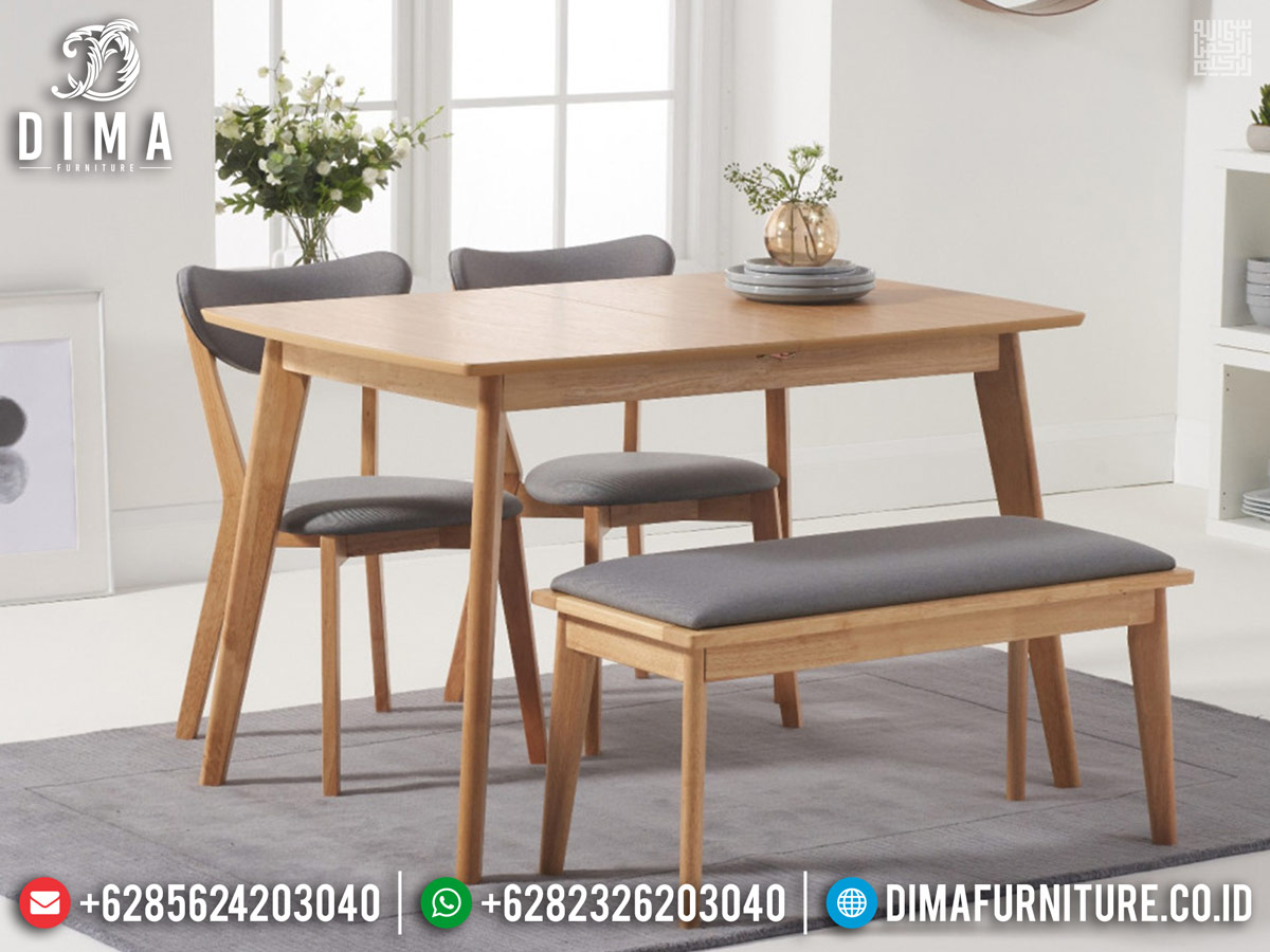 Set meja makan minimalis natural modern new 2020 BT-0333