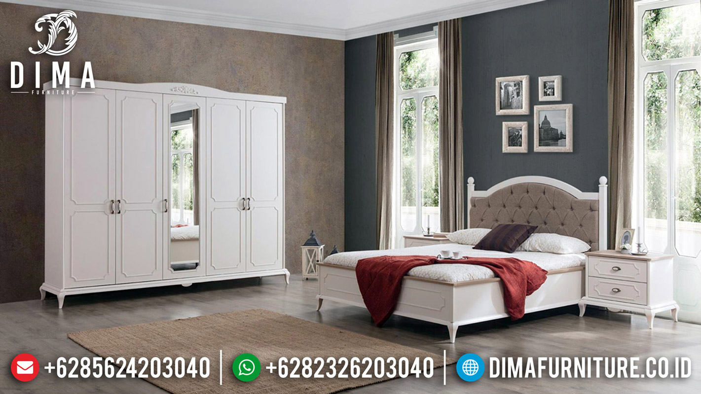 Big Sale Tempat Tidur Minimalis Modern Putih Duco Furniture Jepara Terbaru BT-0525