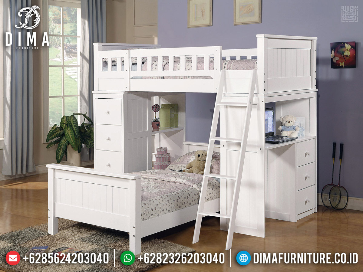 Dipan Tingkat Anak Charlotte Furniture Jepara Minimalis Bt 0543