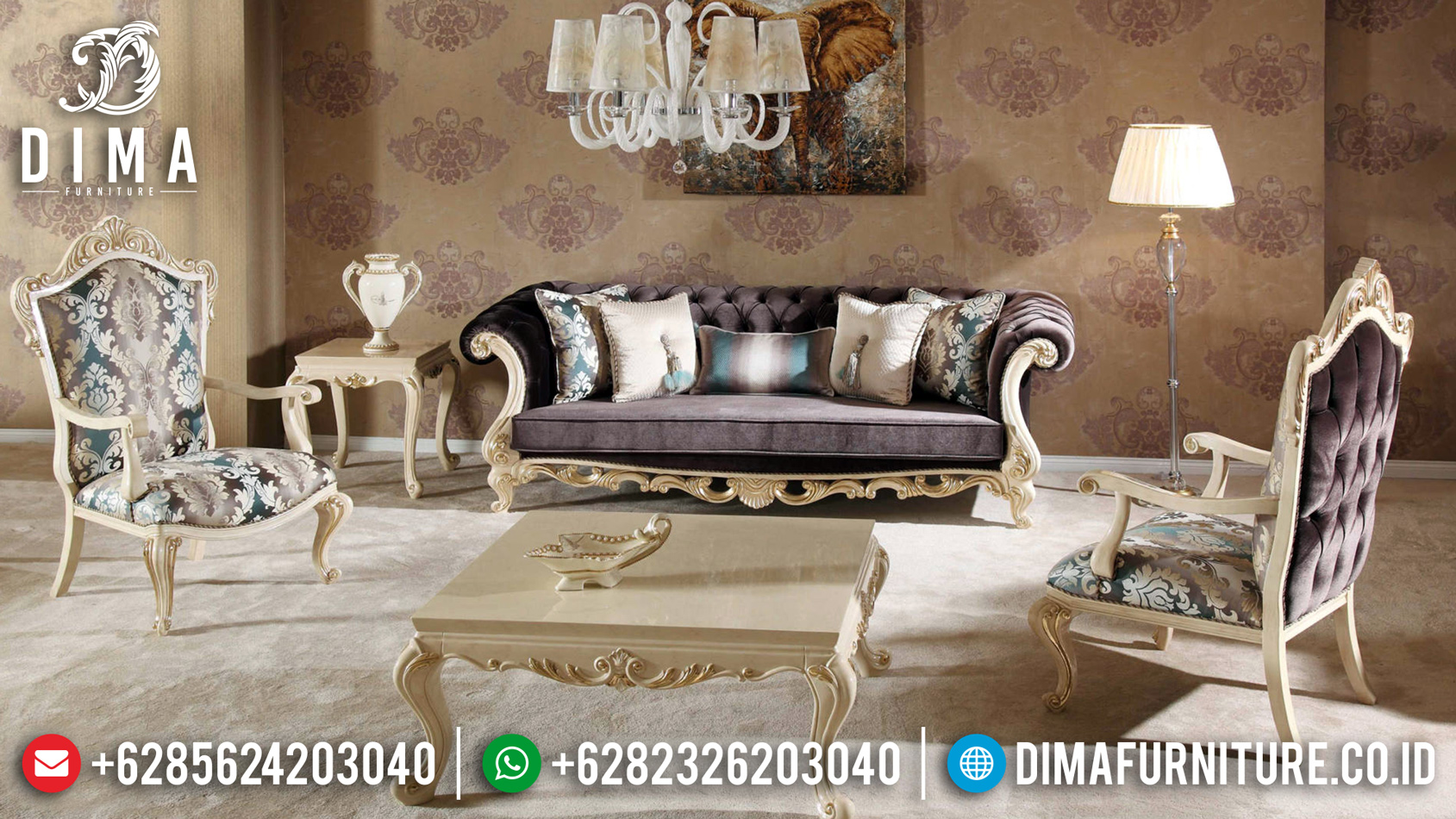 Set Sofa Tamu Mewah Turkish Koltuk Design Furniture Luxury BT-0448