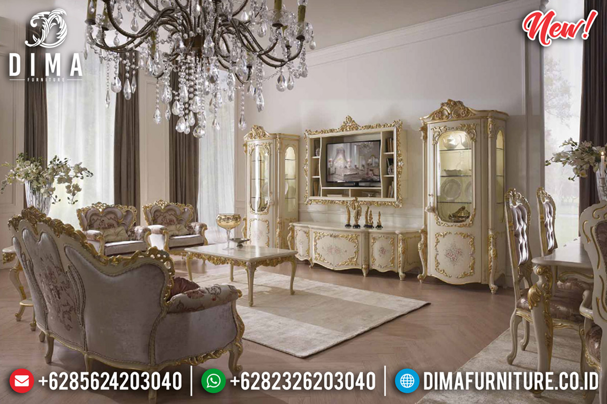 Harga Bufet TV Mewah Luxury Classic Design Elite Furniture Jepara BT-0702