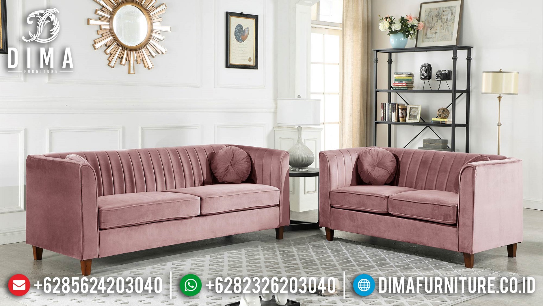 Desain Sofa Tamu Minimalis New Soft Fabric High Quality BT-1010