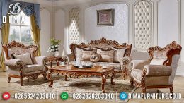 New Sofa Tamu Mewah Jati Natural Classic Luxury Carving BT-1014