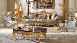 Desain Mewah Sofa Tamu Jepara Ukiran Klasik Golden Diamond BT-1278