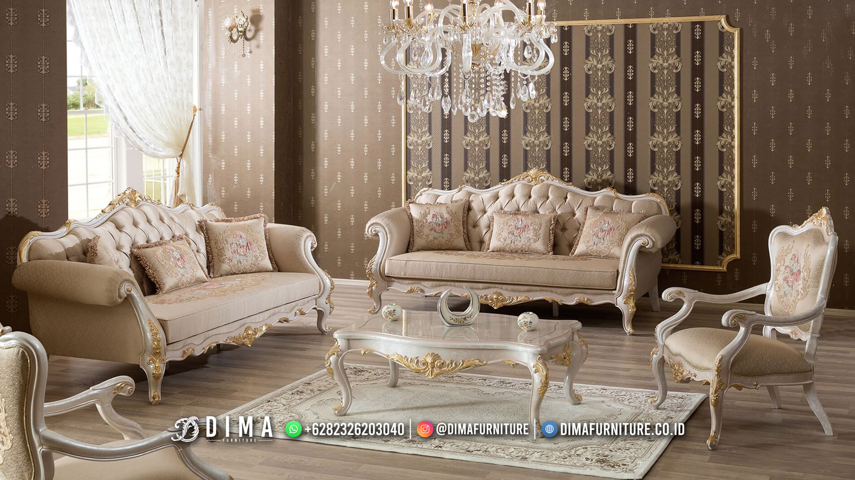 Harga Kursi Tamu Jepara Sofa Mewah Terbaru Fantastic Furniture BT-1571