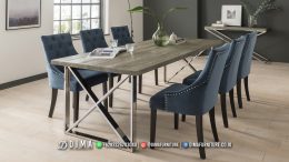 Industrial Furniture Meja Makan Minimalis Terbaru Jepara Retro Style BT-1550