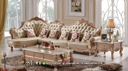 Sofa Sudut Mewah Cappadocia Luxury Carving Popular BT-1530
