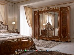 Gambar Lemari Baju Mewah Modern Jati Classic Luxury Furniture Jepara BT-1669