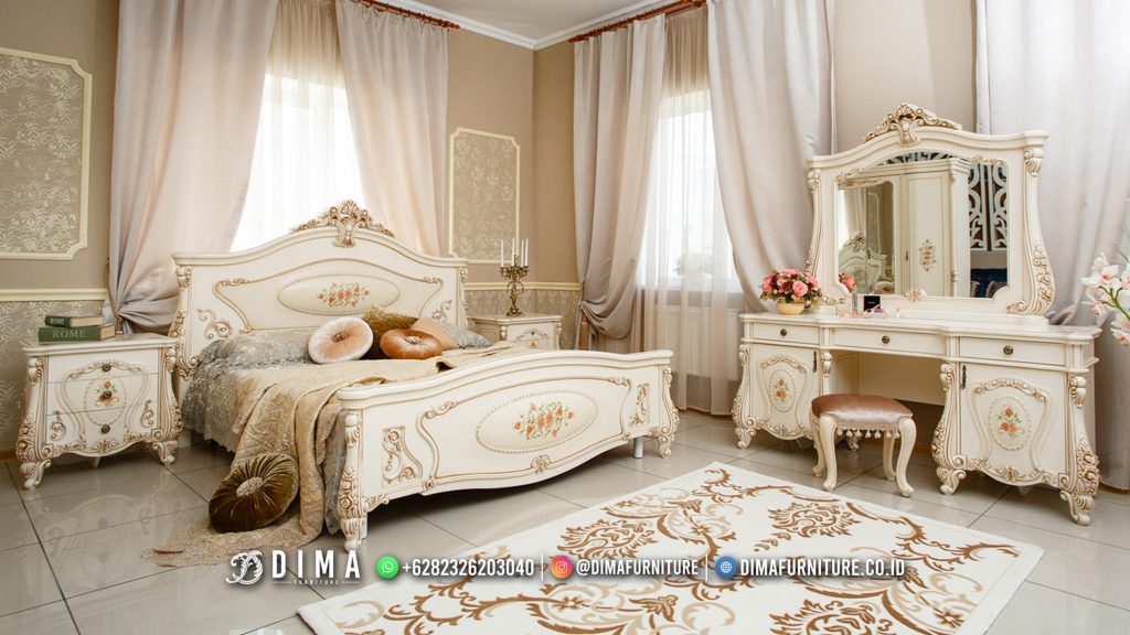Dipan Mewah, Set Kamar Tidur Ukir Luxury Classic Top Quality BT-1714
