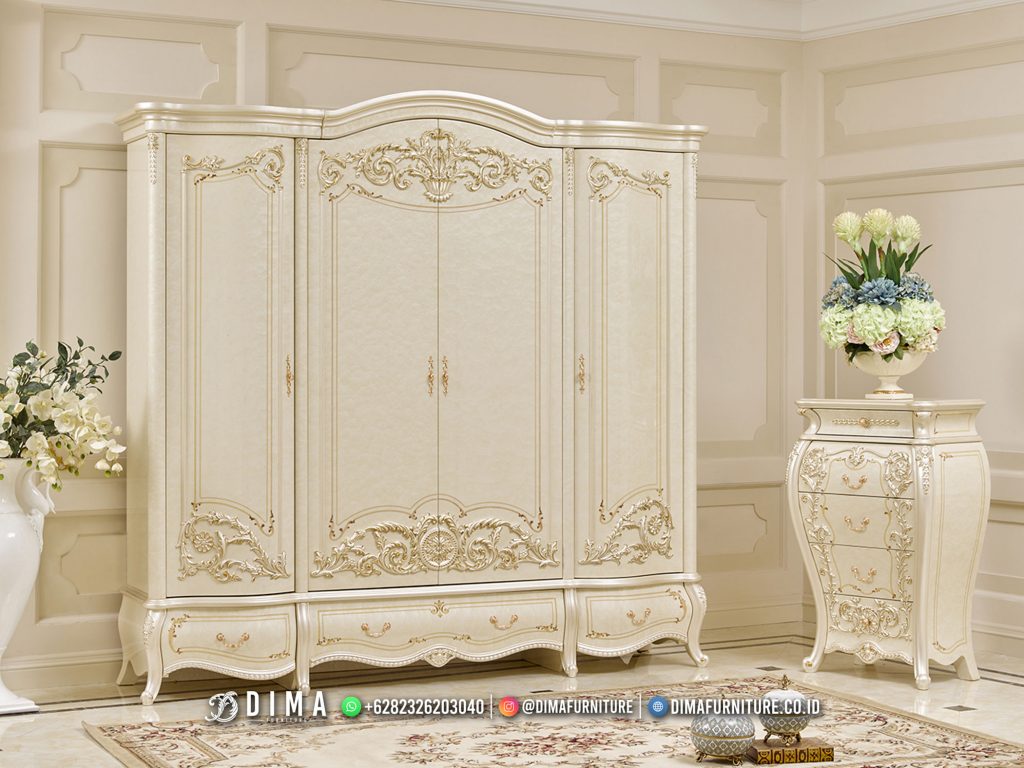 Harga Lemari Pakaian Mewah Antik Furniture Jepara Best Seller Item BT-1765