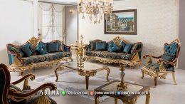 Kursi Sofa Mewah Modern Jati Golden Carving Best Quality BT-1753