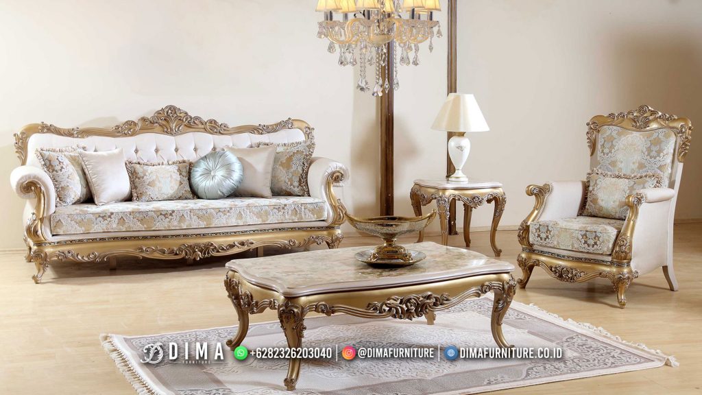 Top Design Sofa Tamu Mewah Ayumi Gold Luxury Duco BT-1784