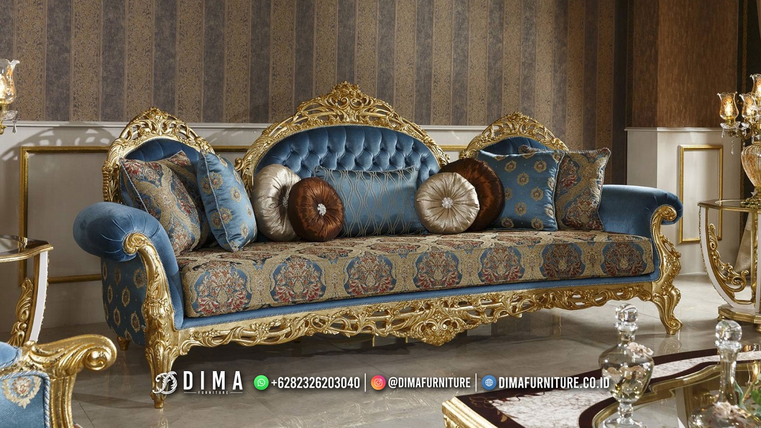 Jual Sofa Ruang Tamu Ukiran Mewah Jakarta Furniture Modern BT-1828