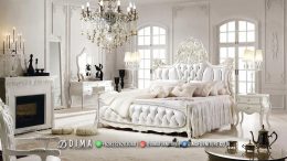 Desain Kamar Tidur Mewah Arabian Beauty White Calysta BT-1919