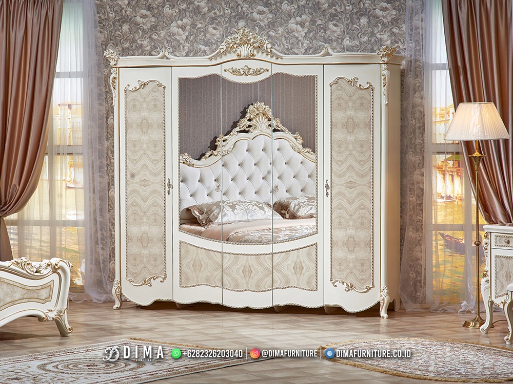 Great Item Lemari Baju Kaca Mewah Luxury Classic Furniture Clara BT-1932