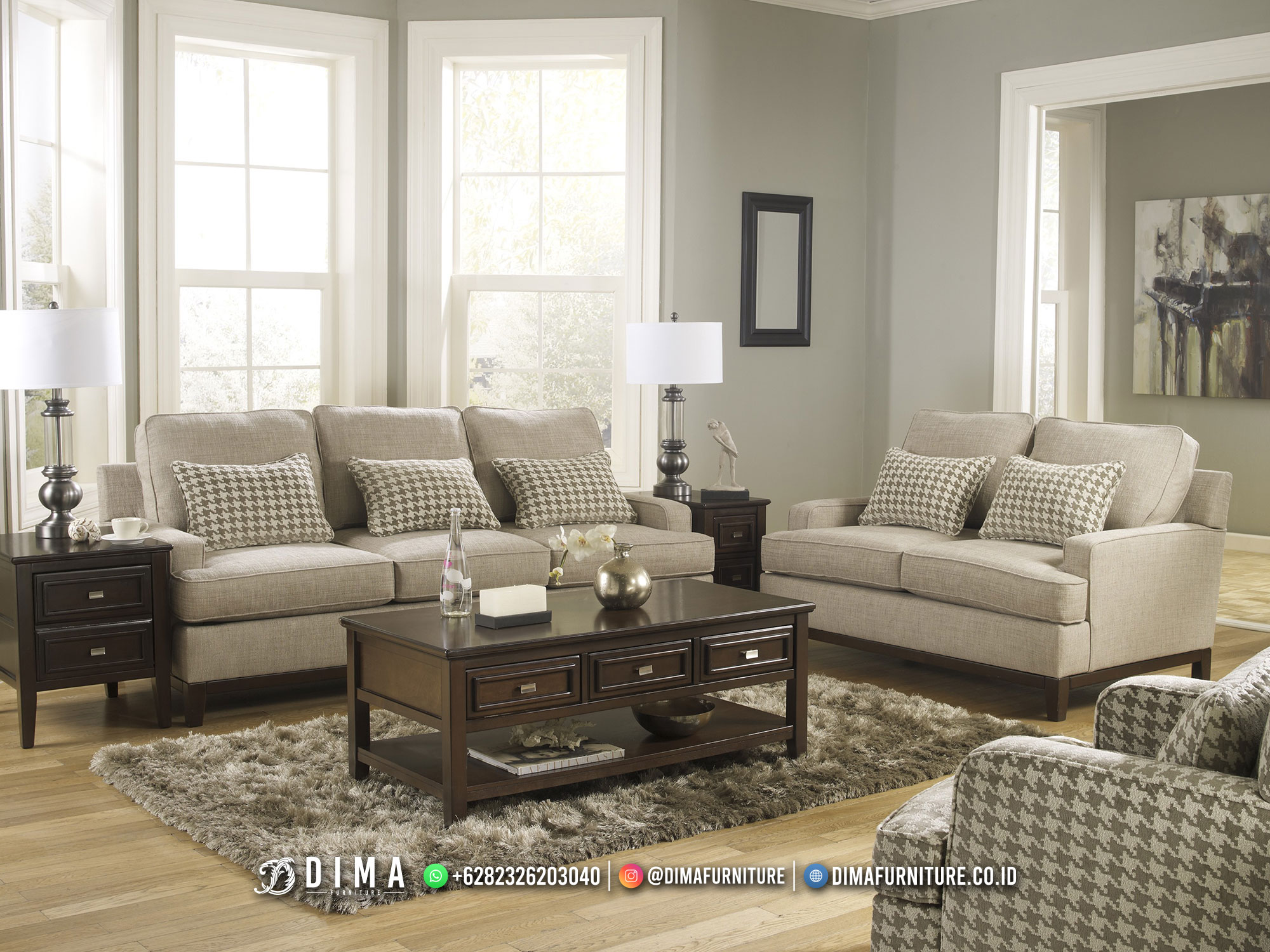 Great Quality Furniture – Kursi Sofa Tamu Minimalis Jepara BT-2066