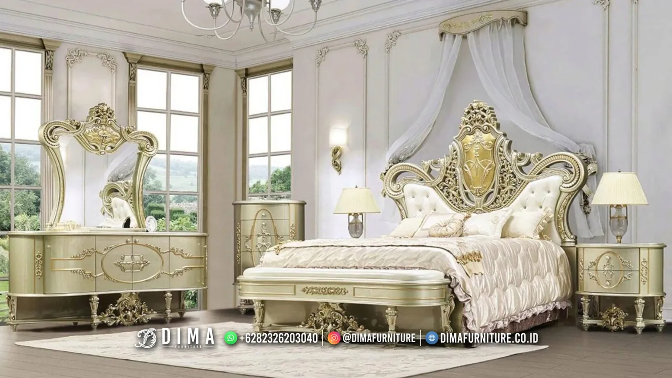Jual Furniture Jepara Terbaru Kamar Set Mewah Glamours BT2185