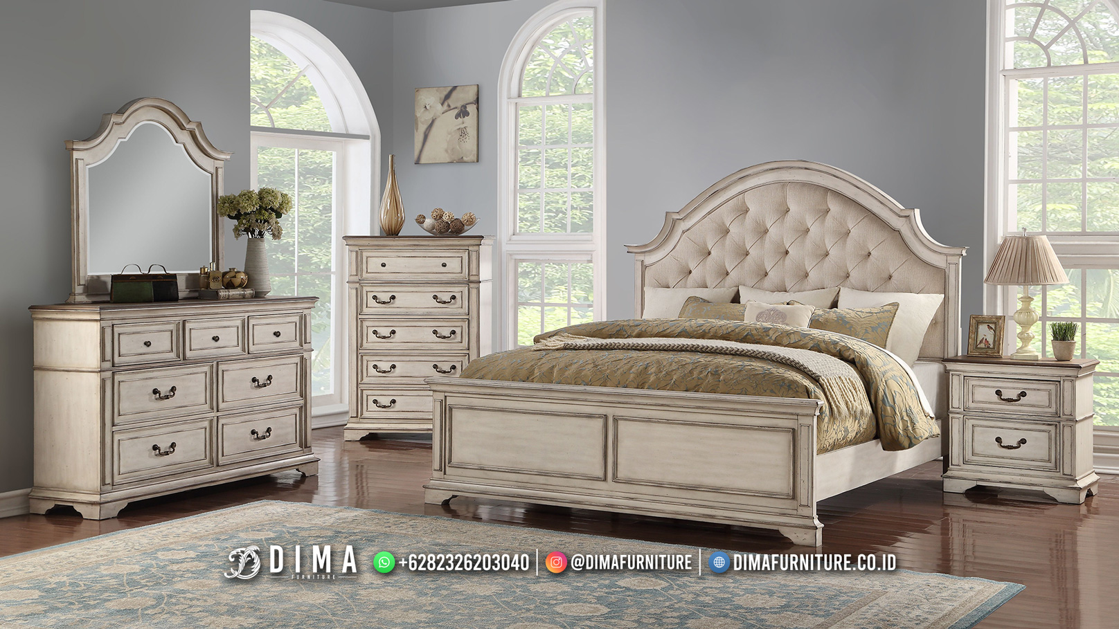Perfect Design Kamar Set Jepara Terbaru Classic Furniture BT2208