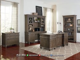 Great Quality Meja Kantor Minimalis Jati Natural Camille BT2255