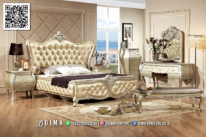 Kamar Tidur Premium Dima Versailles Gold Classic 31BT &mdash; Bufet TV Jepara | Buffet Jepara Terbaru | Meja TV Mewah