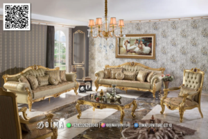 Set Kursi Sofa Golden Palace Elegan & Nyaman 49BT — Bufet TV Jepara | Buffet Jepara Terbaru | Meja TV Mewah