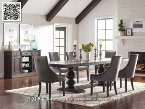 Meja Makan Elegan Dima Premium Desain Modern Mewah 72BT &mdash; Bufet TV Jepara | Buffet Jepara Terbaru | Meja TV Mewah