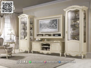 Bufet TV Mewah Adalinee Classic Elegan Berkualitas 111BT &mdash; Bufet TV Jepara | Buffet Jepara Terbaru | Meja TV Mewah