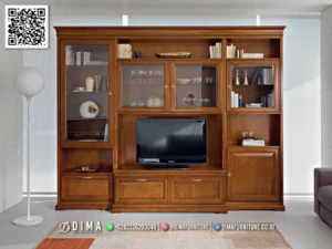 Bufet TV Jepara Kayu Jati Alexis Classic Premium 121BT &mdash; Bufet TV Jepara | Buffet Jepara Terbaru | Meja TV Mewah
