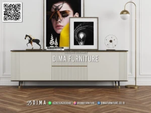 Bufet TV Modern Monokrom Grania Kualitas Premium 145BT &mdash; Bufet TV Jepara | Buffet Jepara Terbaru | Meja TV Mewah