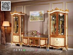 Bufet TV Jati Mewah Satu Set Veronaica Luxury 168BT &mdash; Bufet TV Jepara | Buffet Jepara Terbaru | Meja TV Mewah