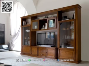 Bufet TV Jati Mewah Classic Grand Milano 179BT &mdash; Bufet TV Jepara | Buffet Jepara Terbaru | Meja TV Mewah