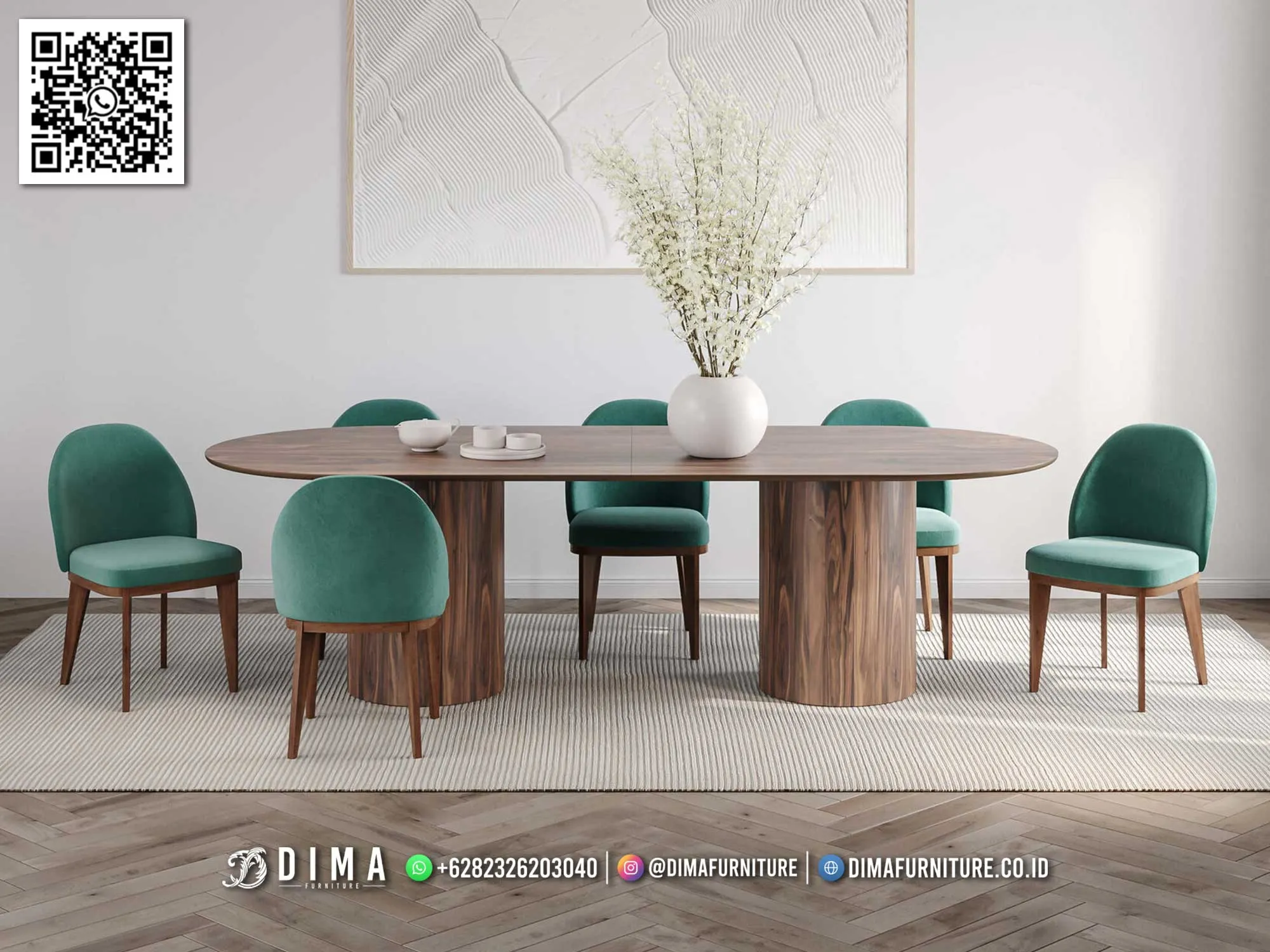 Meja Makan Minimalis Modern Vivienne Exclusive 211BT Meja Makan Minimalis Modern Vivienne Exclusive 211BT