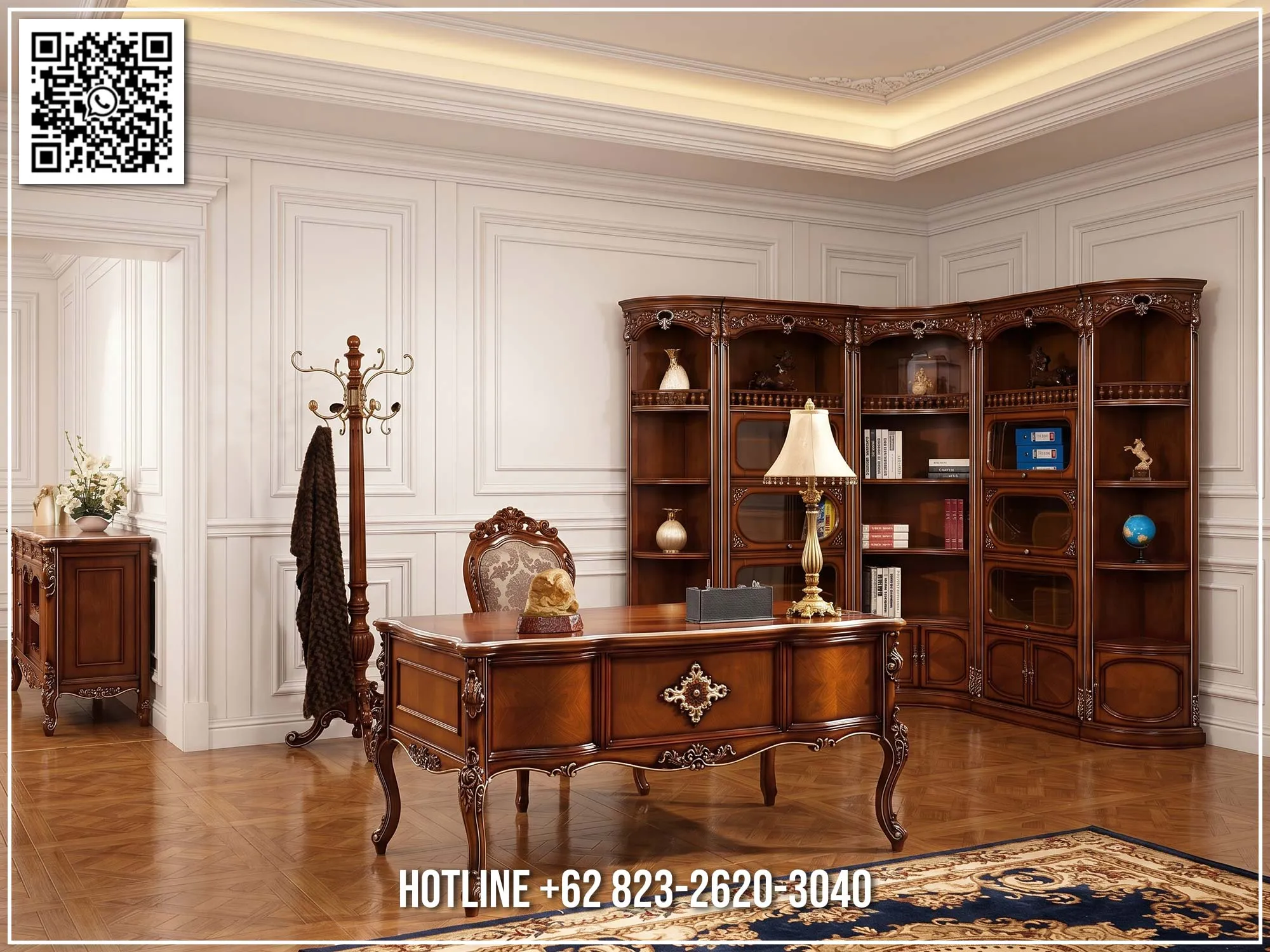 Set Furniture Kantor Ukir Diskon Besar 215BT Set Furniture Kantor Ukir Diskon Besar 215BT