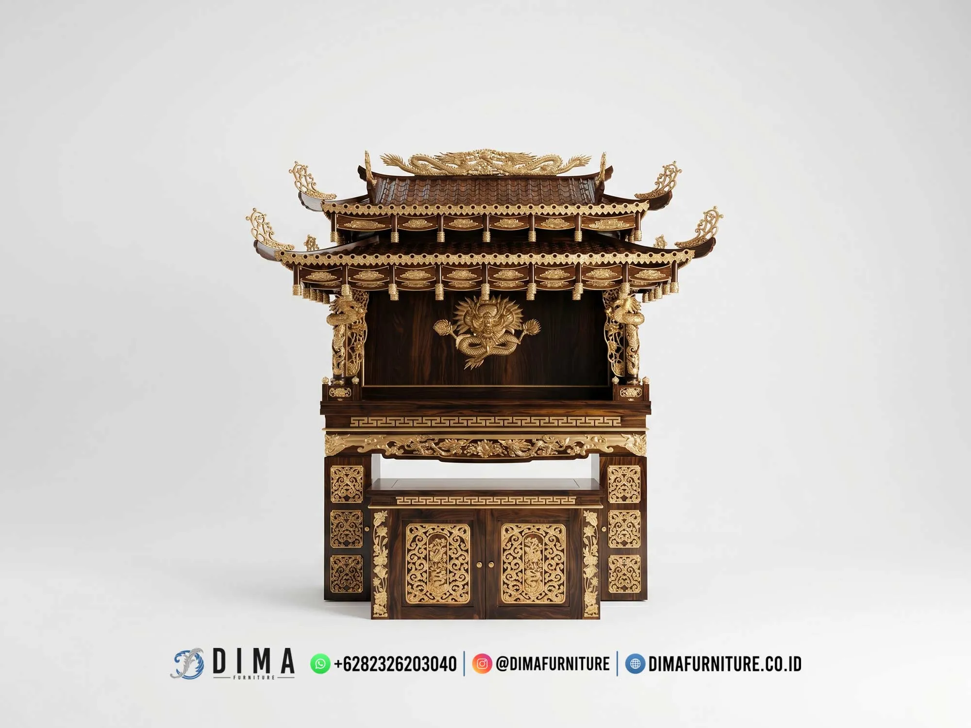 Meja Altar Sembahyang Kayu Jati 238BT Meja Altar Sembahyang Kayu Jati 238BT