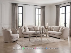 Sofa Tamu Jepara Set Luxury Classic American 251BT &mdash; Bufet TV Jepara - Dima Furniture Jepara